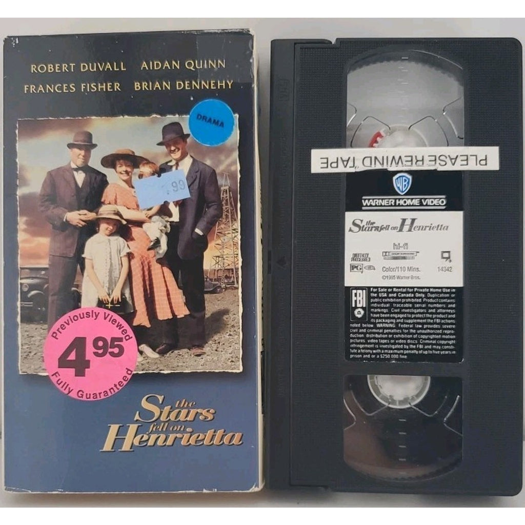 The Stars Fell on Henrietta (VHS, 1997)
