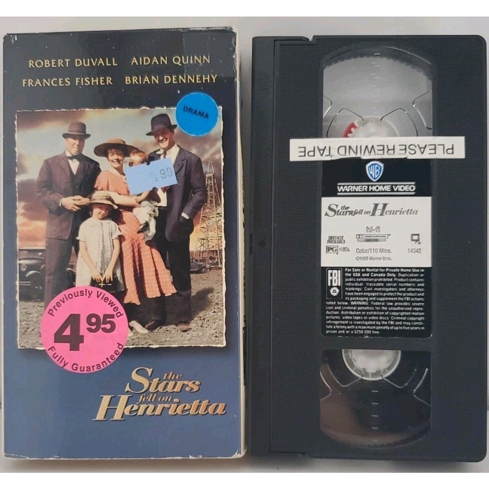 The Stars Fell on Henrietta (VHS, 1997)