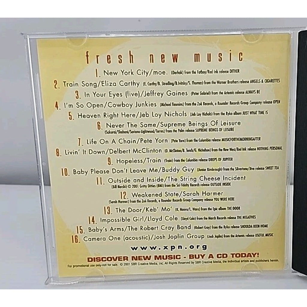Fresh New Music - WXPN 88.5 (CD - 2001 - Promotional) - Various