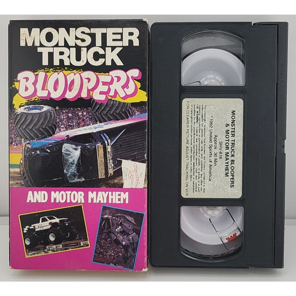 Monster Truck Bloopers (VHS, 1995)
