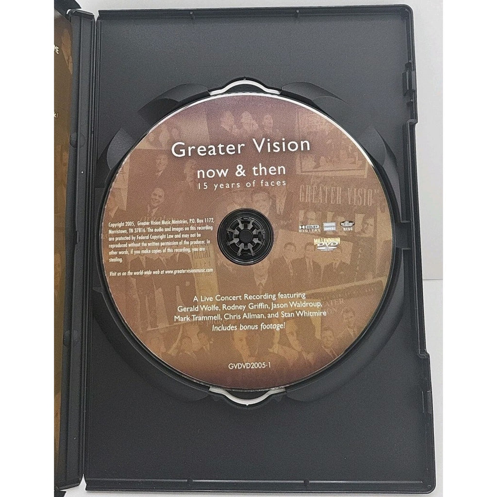 Greater Vision: Now & Then 15 Years of faces (DVD), Gospel - Live