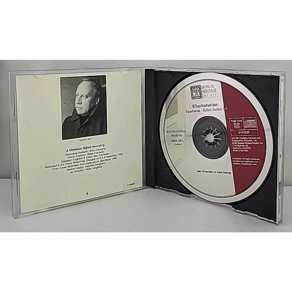 Aram Khachaturian – Spartacus Ballet Suites 1-3 CD Classical Musical Heritage