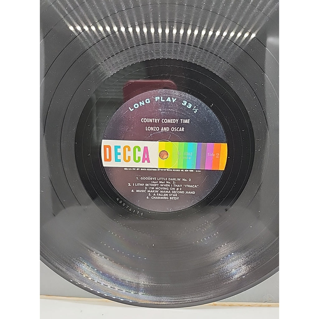 Lonzo & Oscar Country Comedy Time Country Bluegrass Humor (Record)