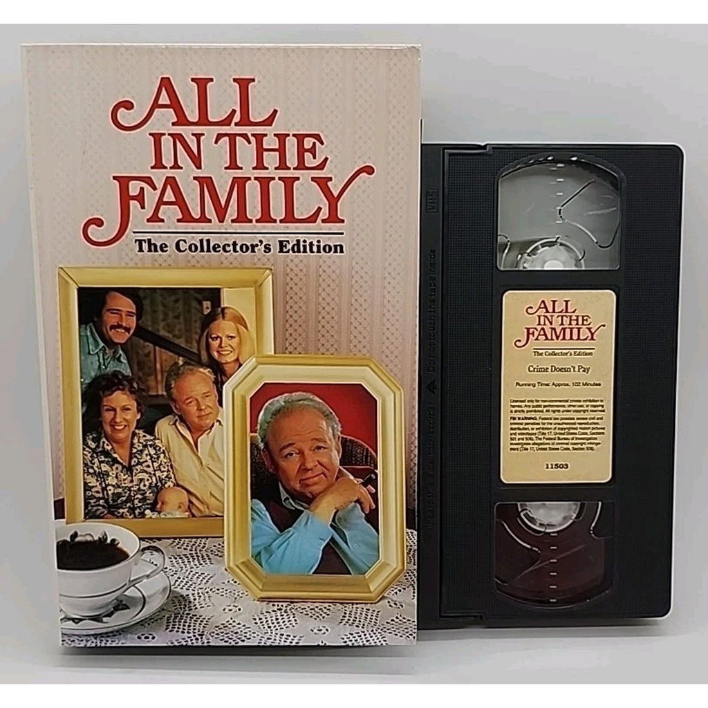 All In The Family - Crime Doesn't Pay (VHS)