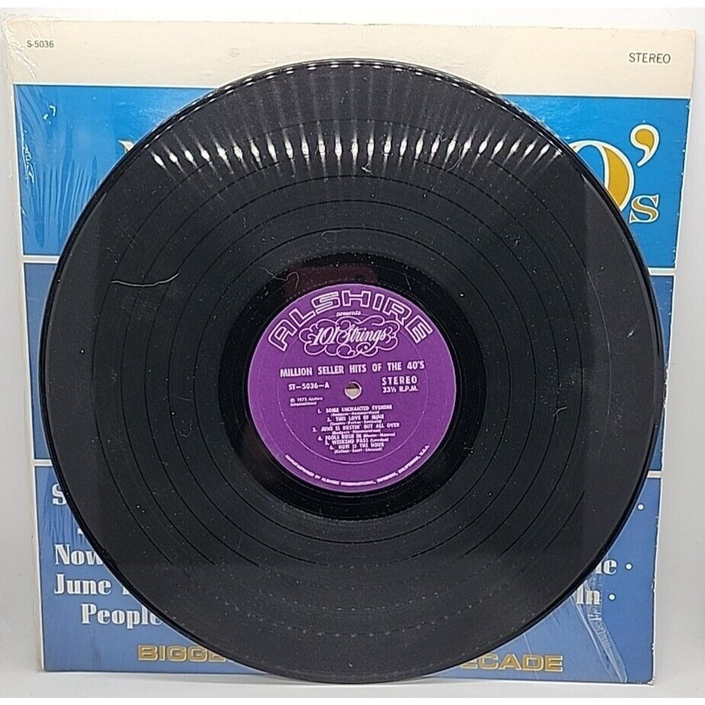 101 Strings - Million Seller Hit Songs of the 40's Vinyl Record (Record)