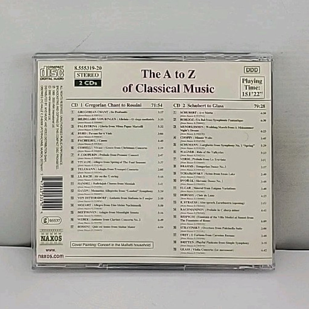 A-Z of Classical Music by Various (CD, 2000)