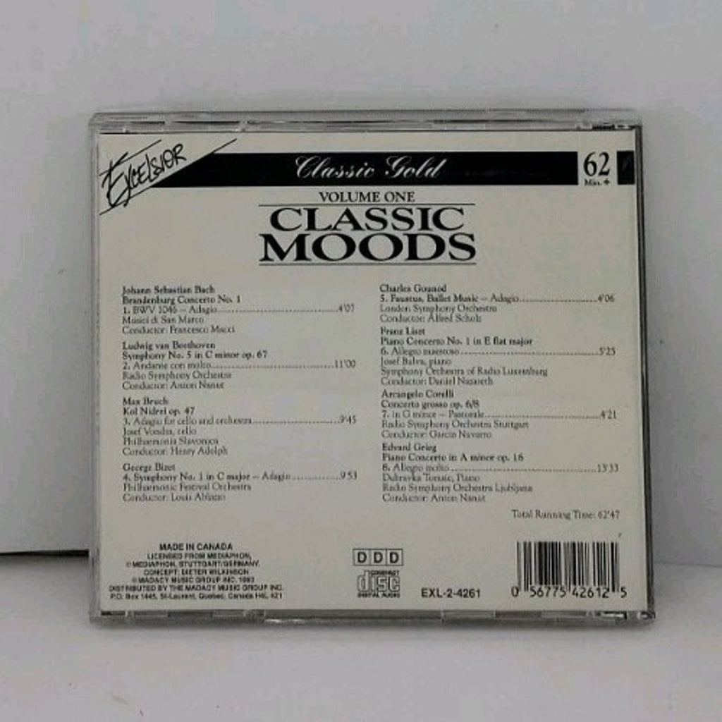 Excelsior Classic Gold Volume One Classic Moods Classical CD