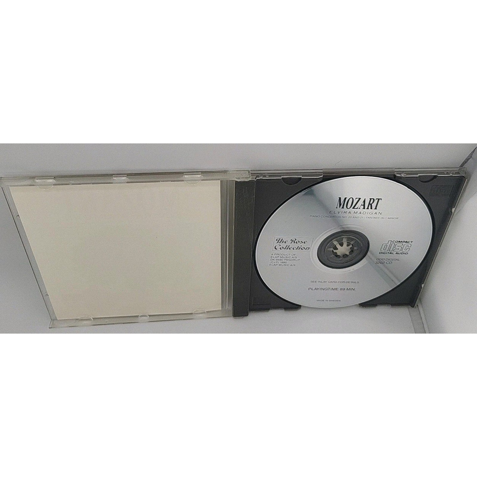 Mozart – Elvira Madigan - Svetlana Stanceva,Piano [CD,1990]