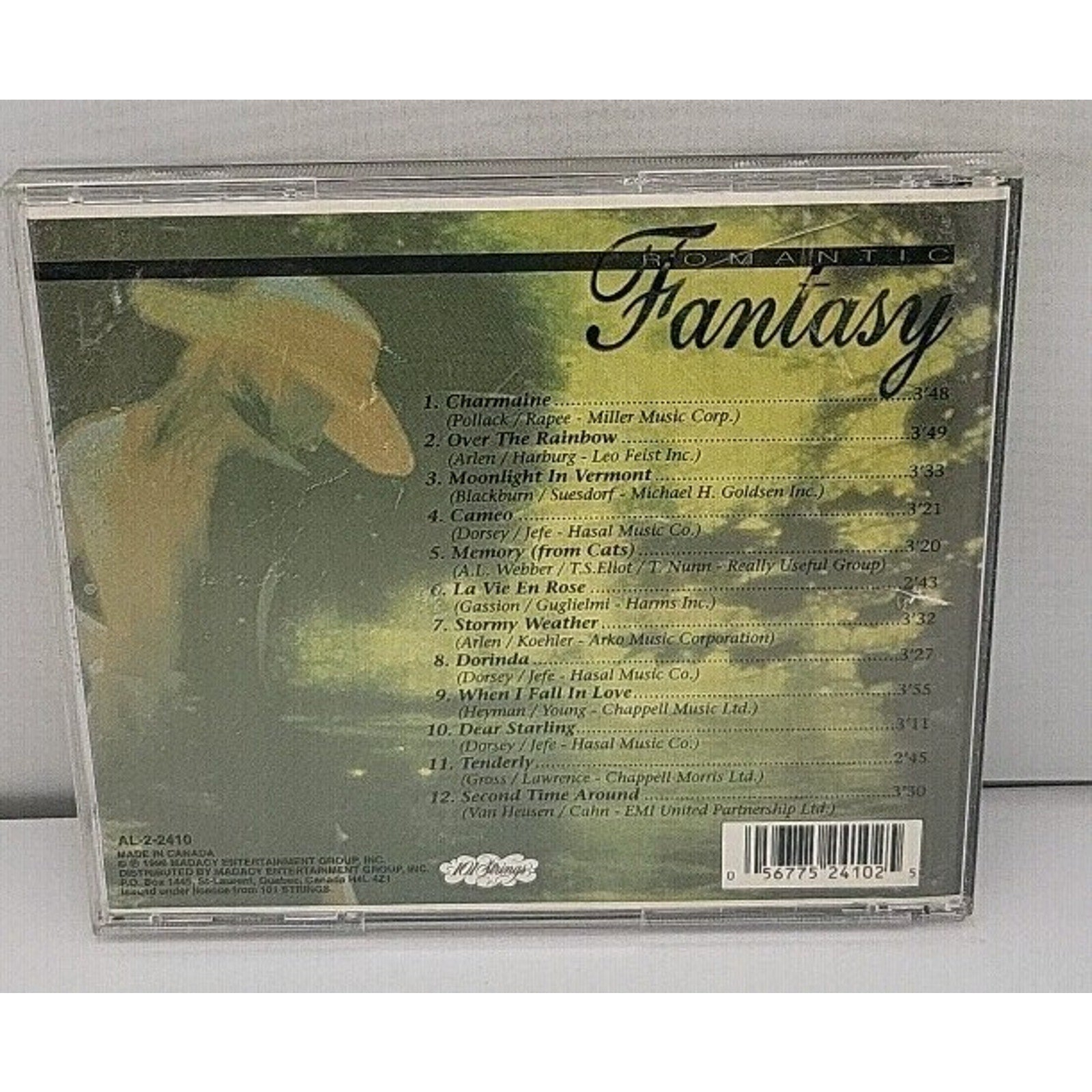 Romantic Fantasy by 101 Strings (CD, 1996)