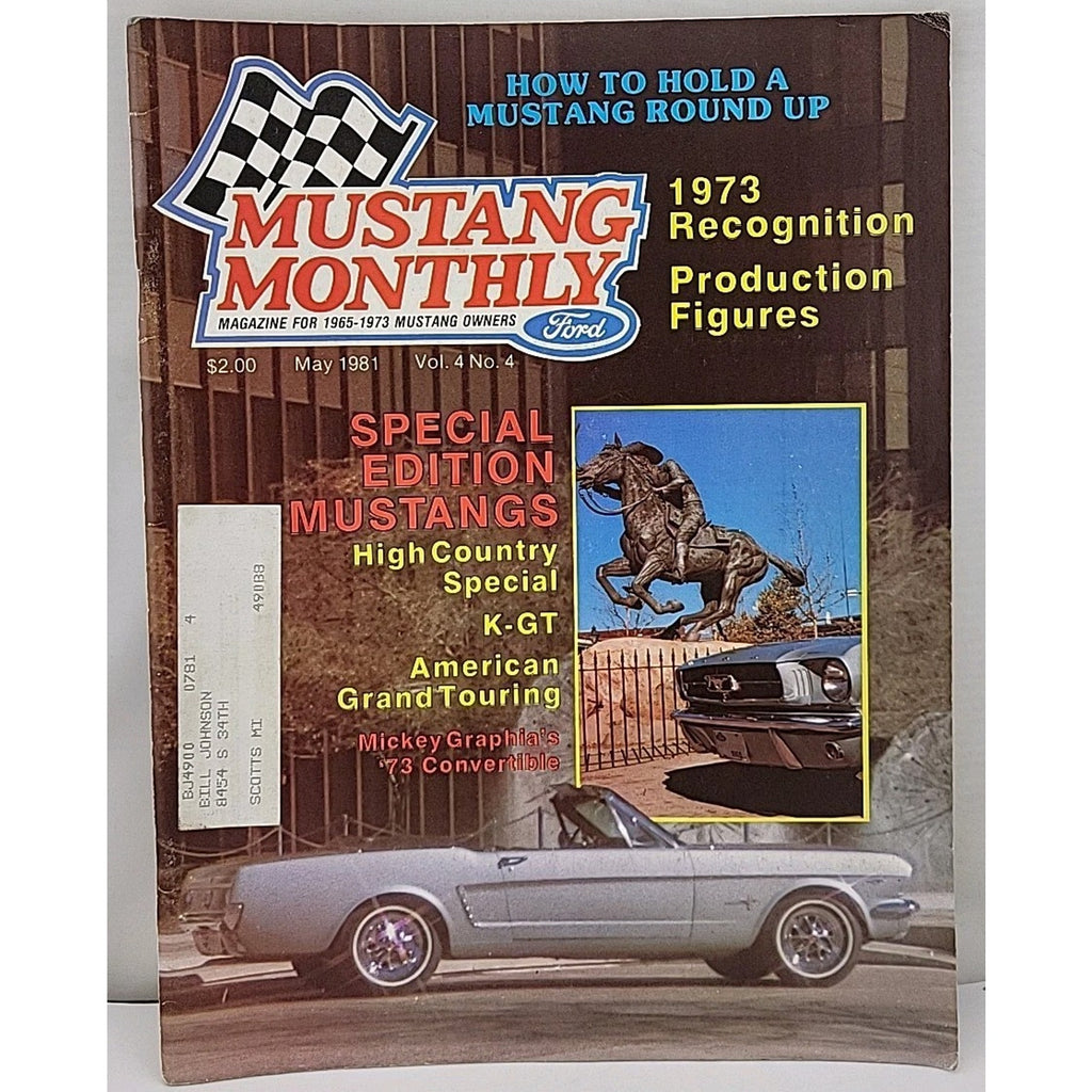 Mustang Monthly Magazine - May 1981 - Vol. 4 No. 4