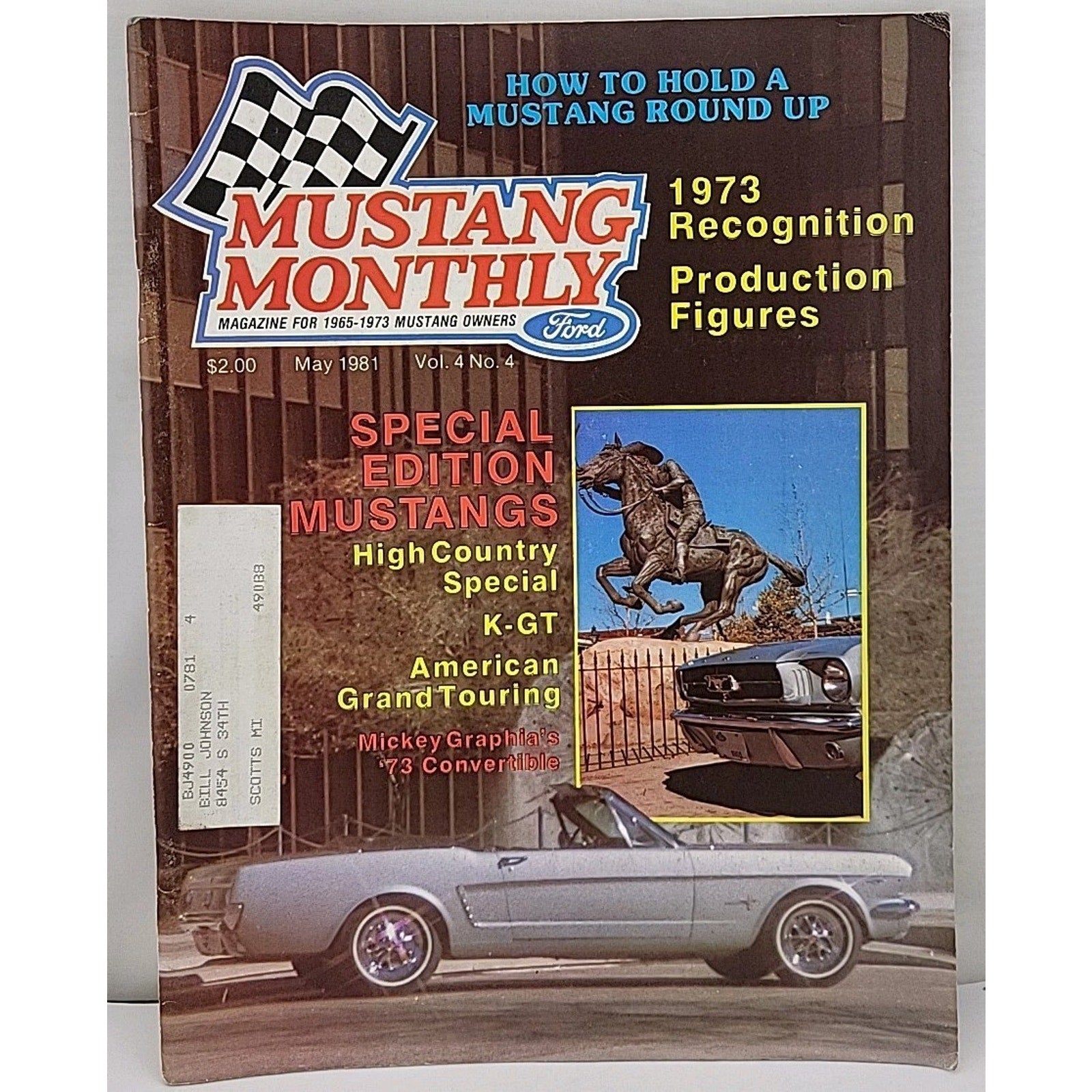 Mustang Monthly Magazine - May 1981 - Vol. 4 No. 4