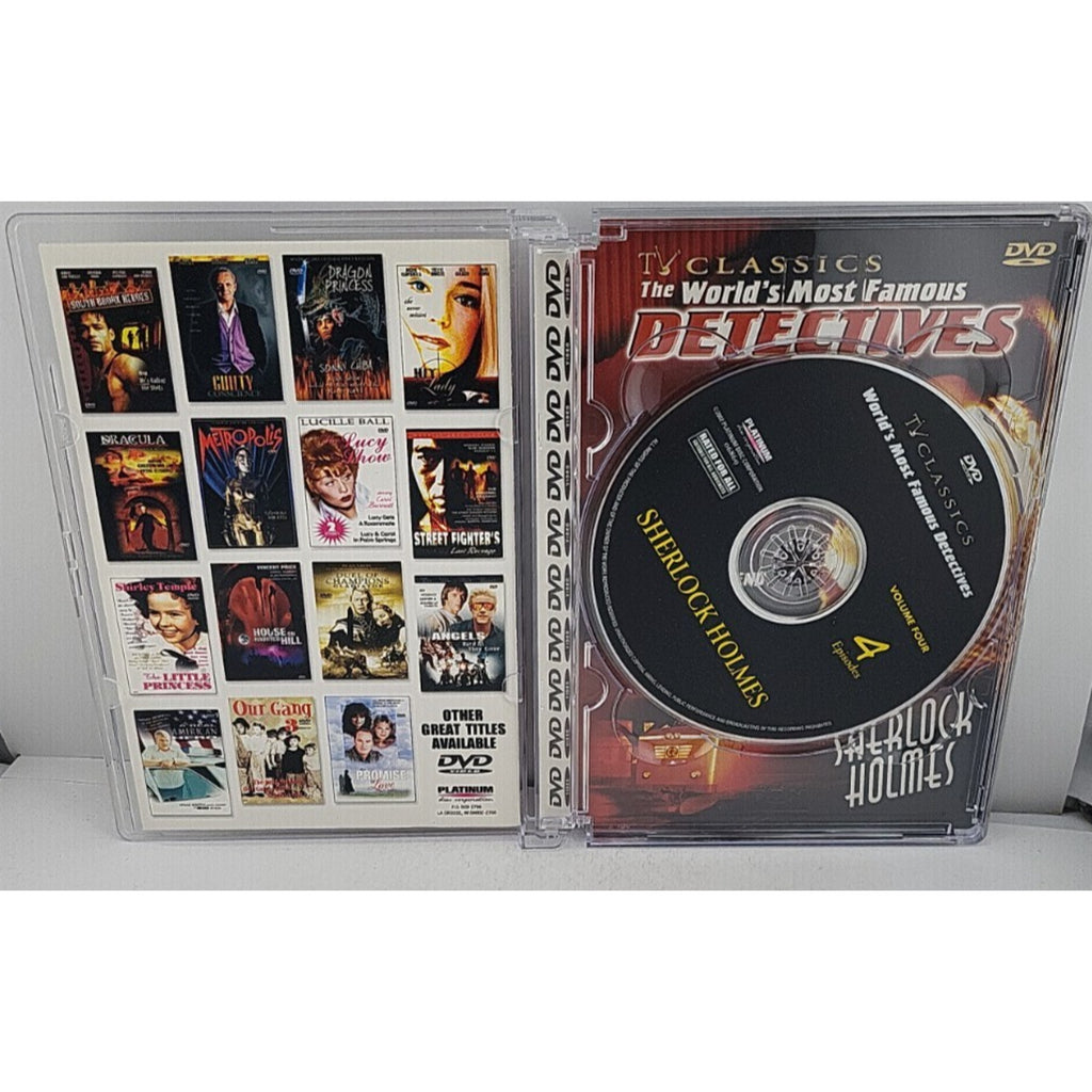 Tv Classics the Worlds Most Famous Detectives 4 DVD Set 21 Episodes
