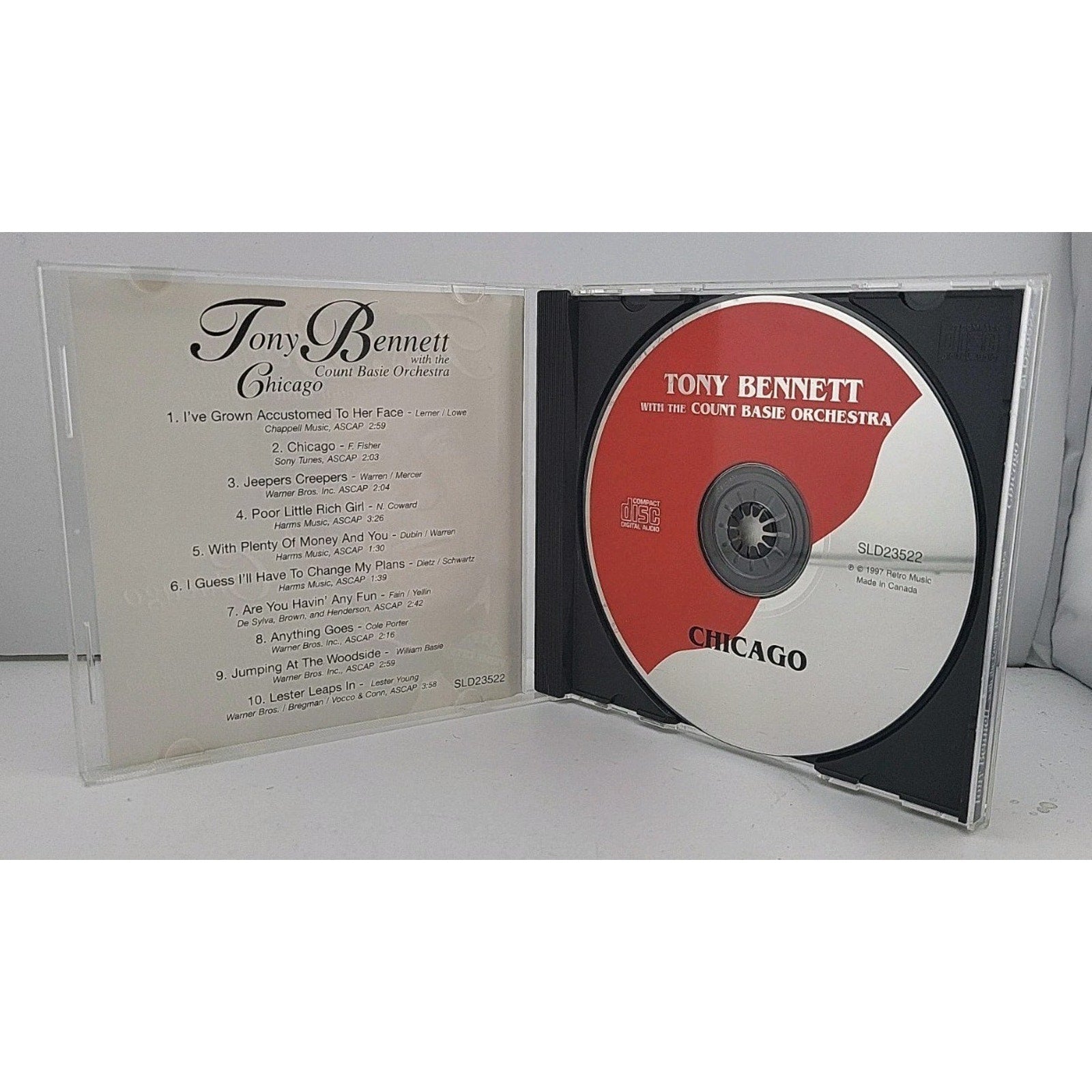 Tony Bennett with the Count Basie Orchestra "Chicago", CD