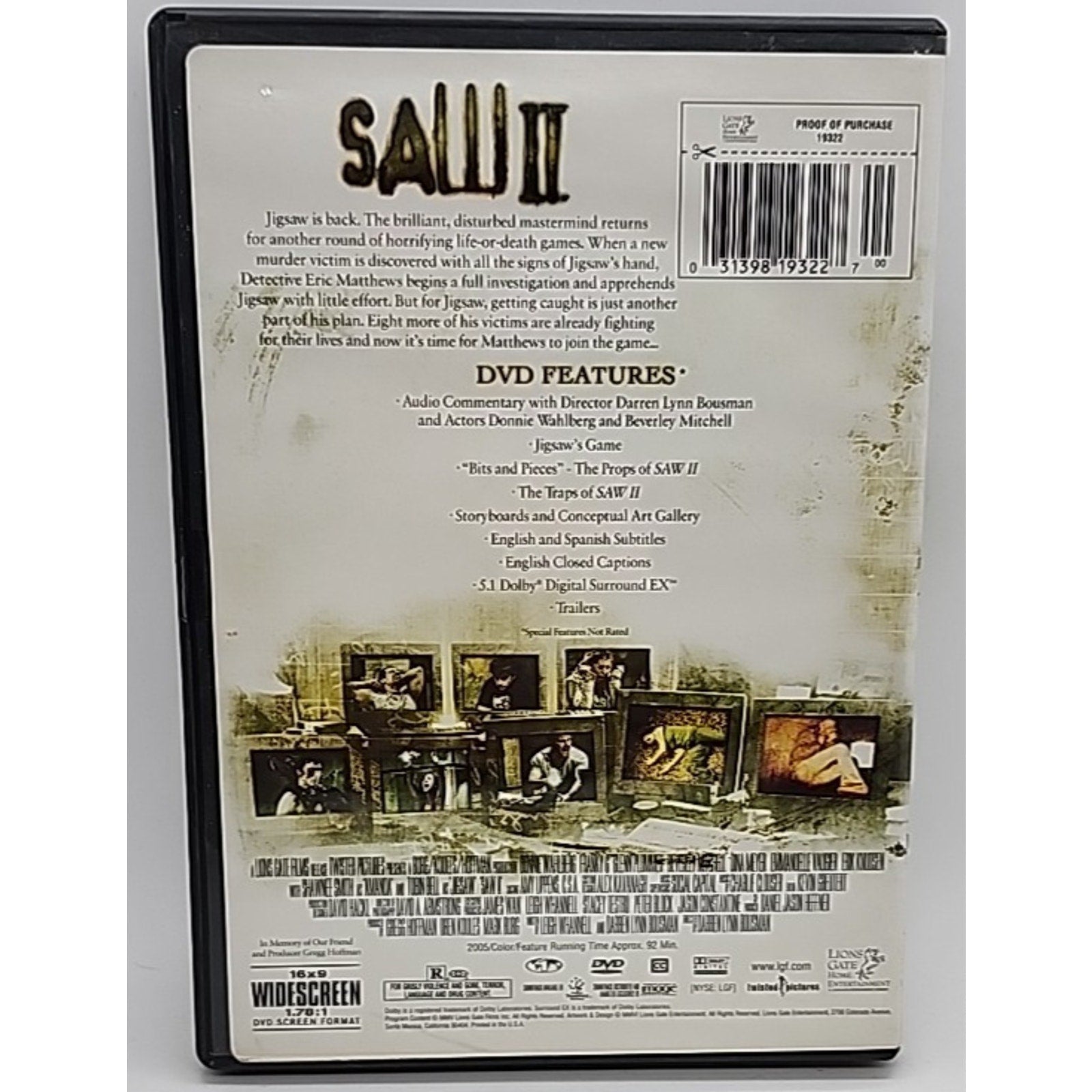 Saw II (DVD, 2006)