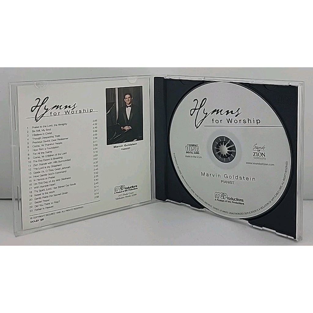 Marvin Goldstein - Hymns for Worship CD - MG Productions - Piano Instrumentals -