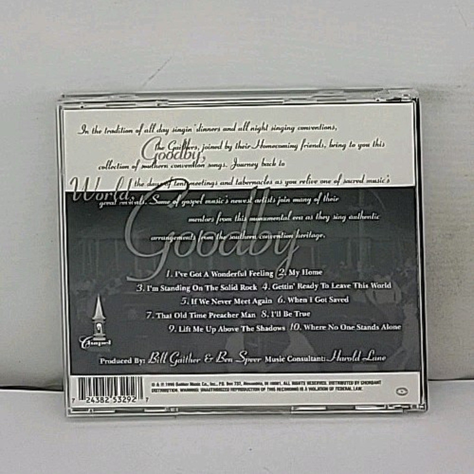 Bill And Gloria Gaither Present Goodbye, World, Goodbye Volume 2 Gospel CD