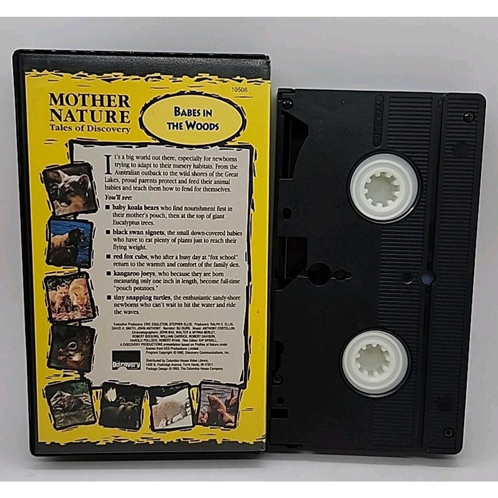 Mother Nature Tales of Discovery - Babes in the Woods (VHS) Discovery Channel