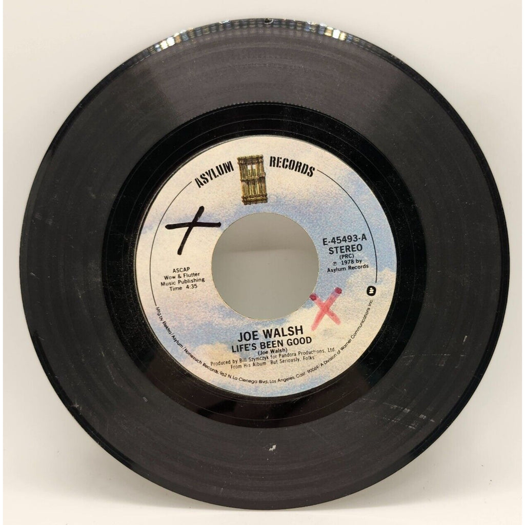 Theme from Boat Weirdos / Life's Been Good By Joe Walsh (Record) - E-45493