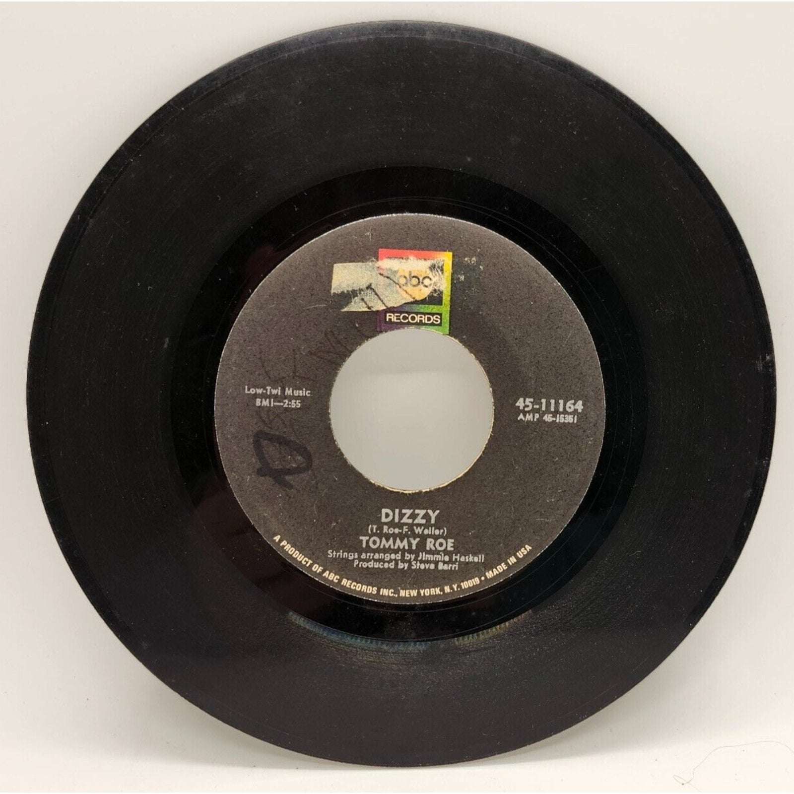 The You I Need / Dizzy By Tommy Roe (Record) - 45-11164