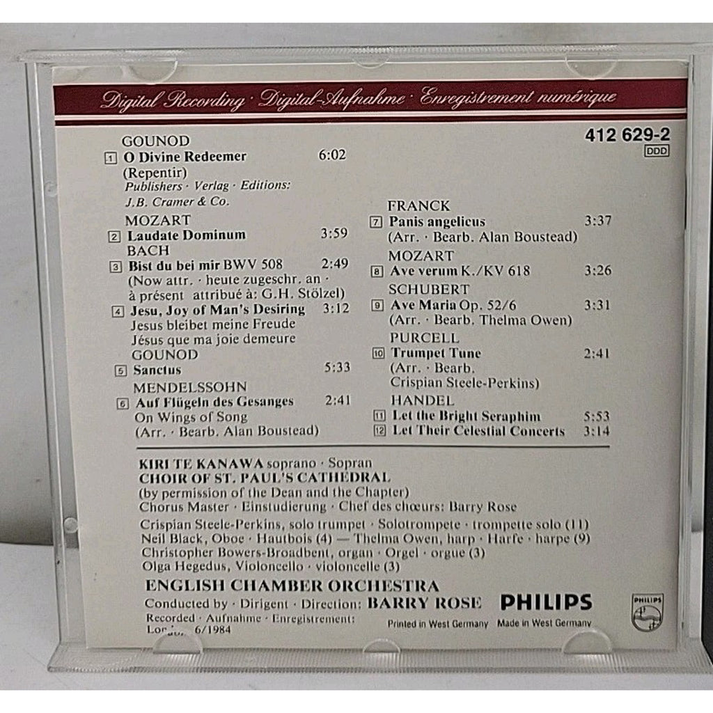 Ave Maria by Kiri Te Kanawa (CD, 1990)
