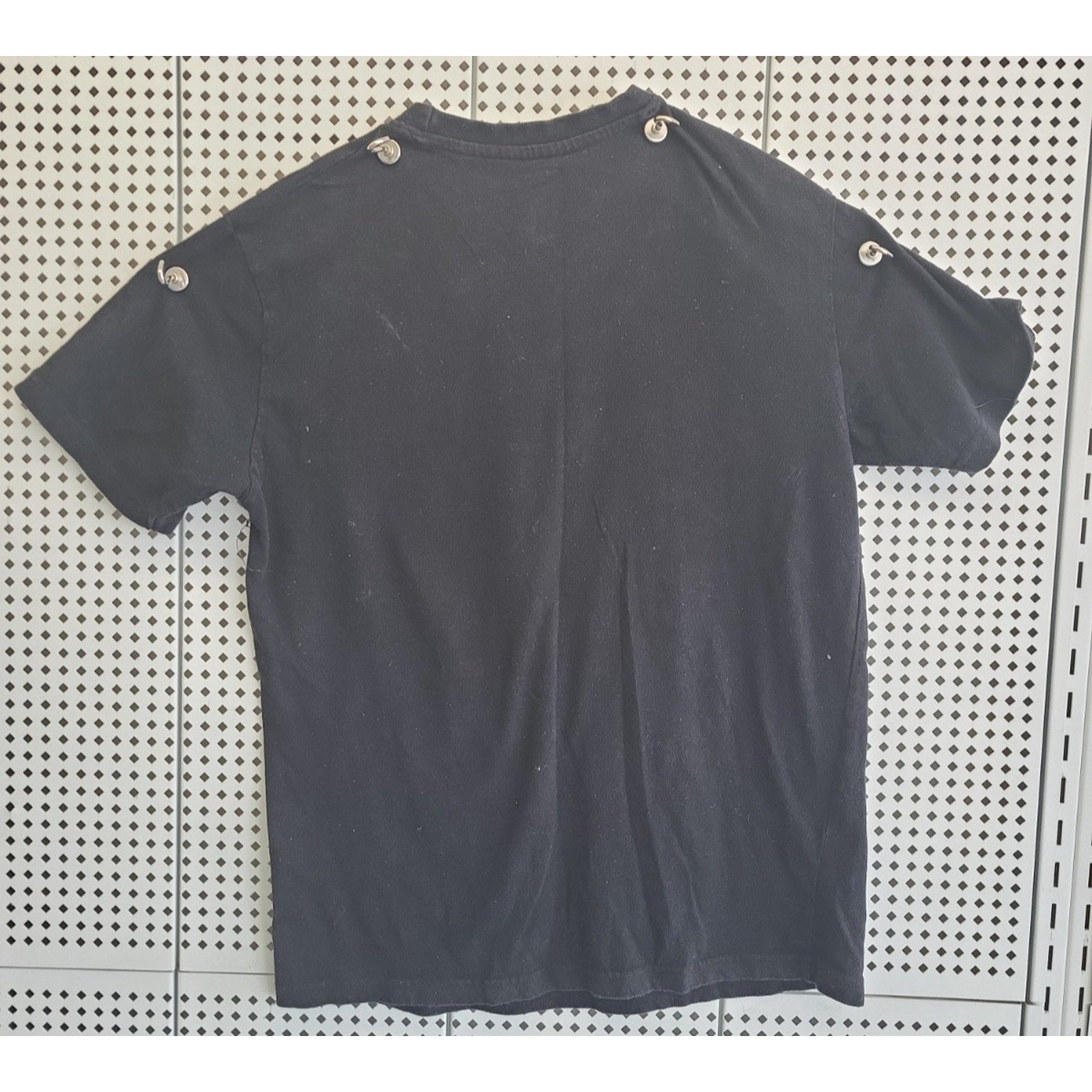 Nickelodeon Hey Arnold Black Tee Shirt Unisex Medium Cotton/polyester