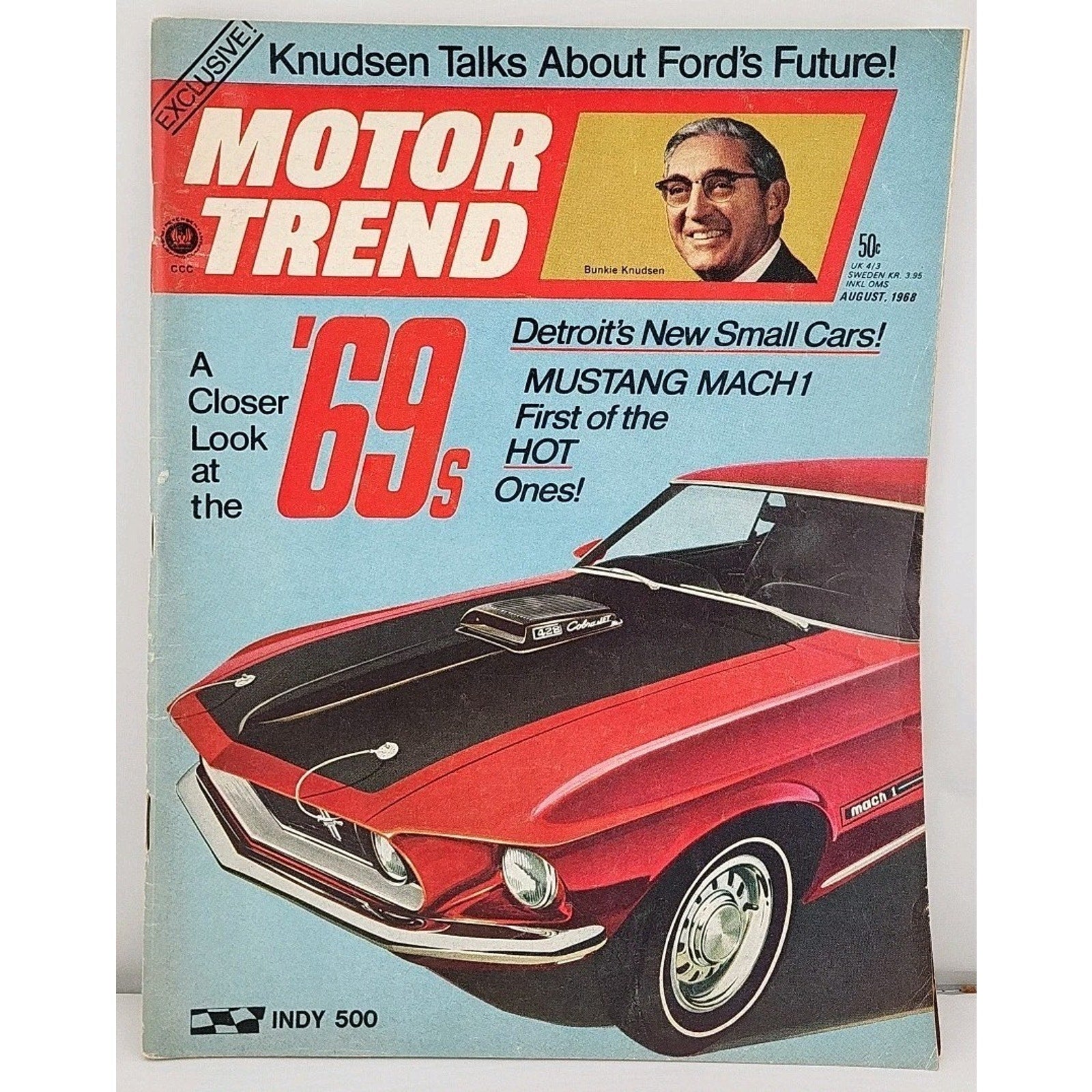Motor Trend Magazine August 1968 Vol. 20 No. 8