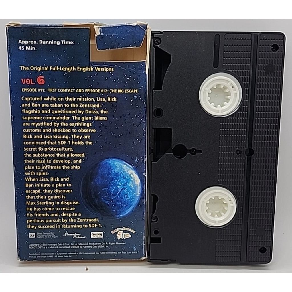 Robotech VHS Vol. 6 (First Contact / The Big Escape)