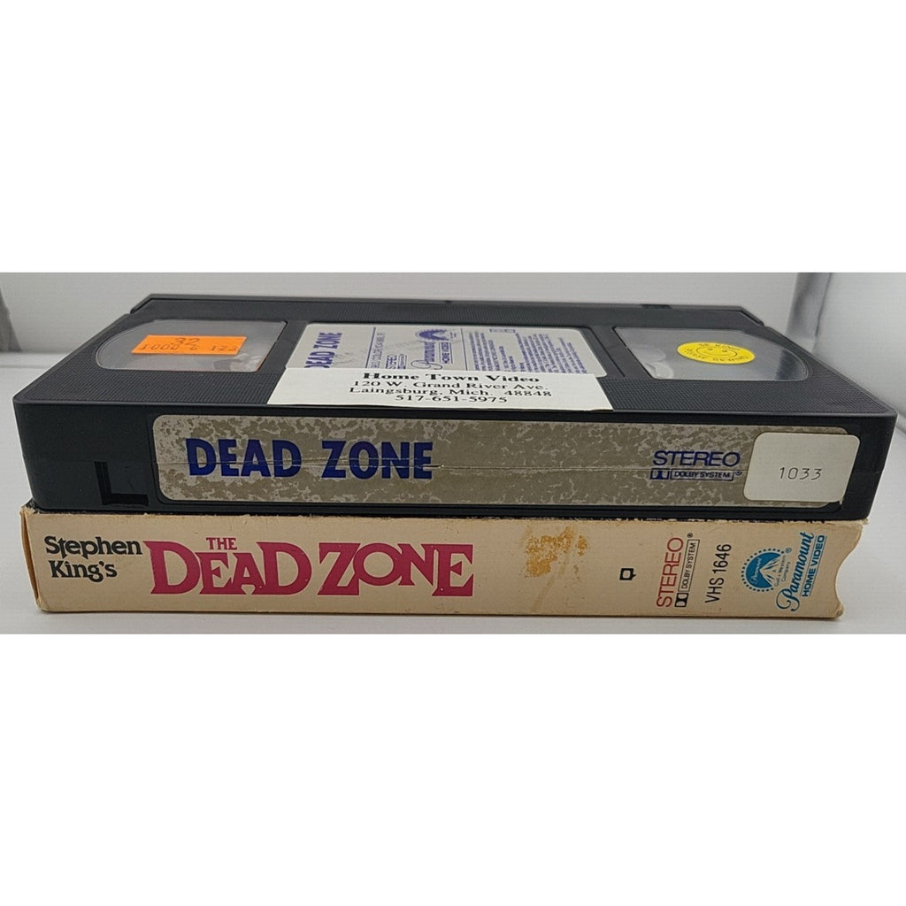 Stephen King's The Dead Zone VHS 1983 NTSC R Horror Thriller Full Screen Walken