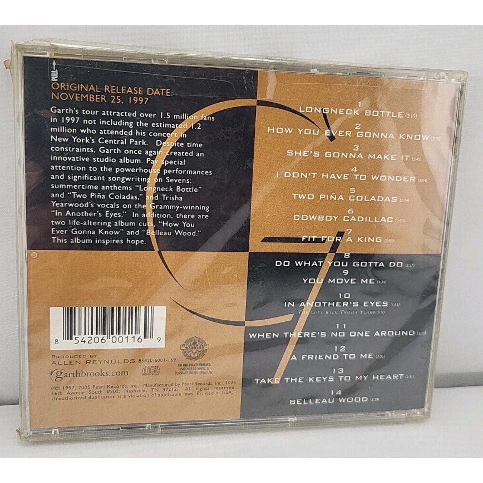 Sevens by Garth Brooks (CD, 2007) *Brand New*