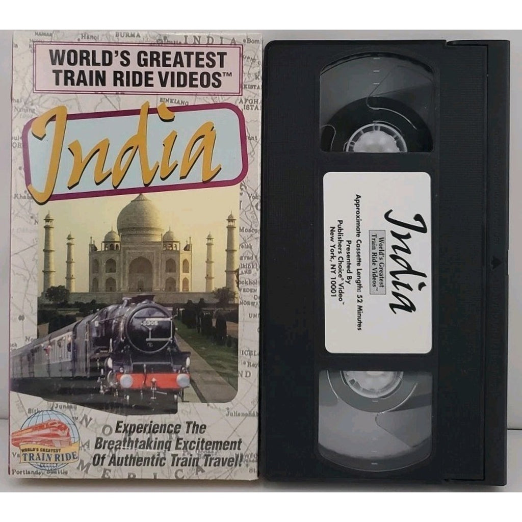 Worlds Greatest Train Ride Videos India 1995 VHS