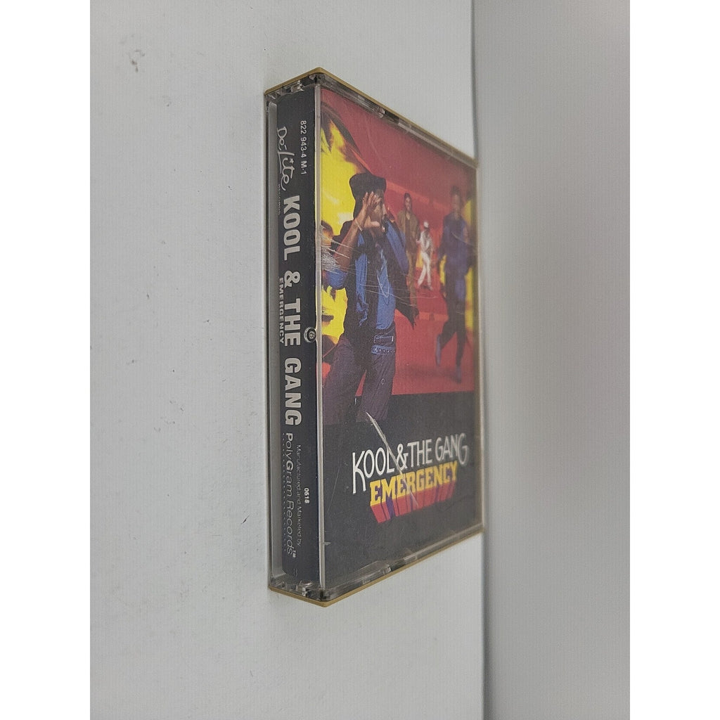 Emergency by Kool & the Gang (Cassette, Oct-1990, De Lite)