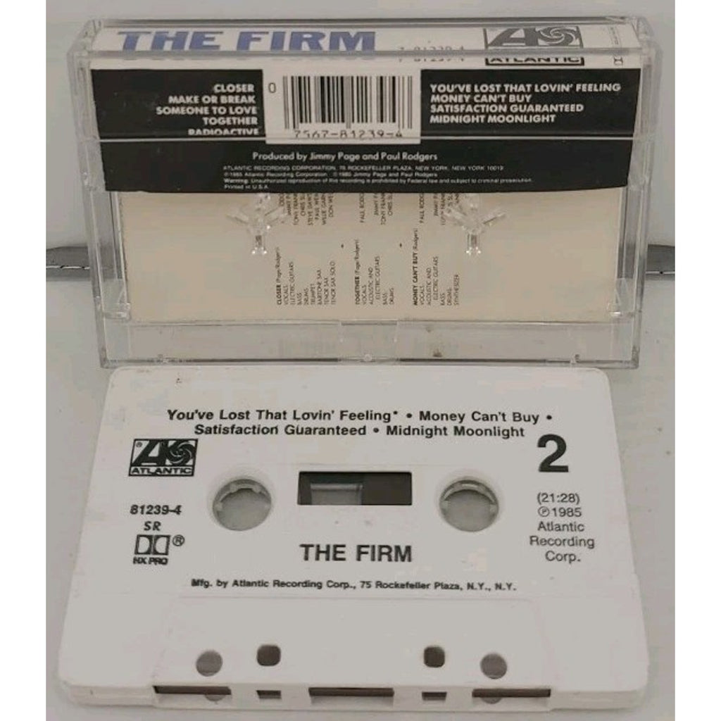 The Firm by The Firm (Rock) (Cassette, 1985, Atlantic (Label))