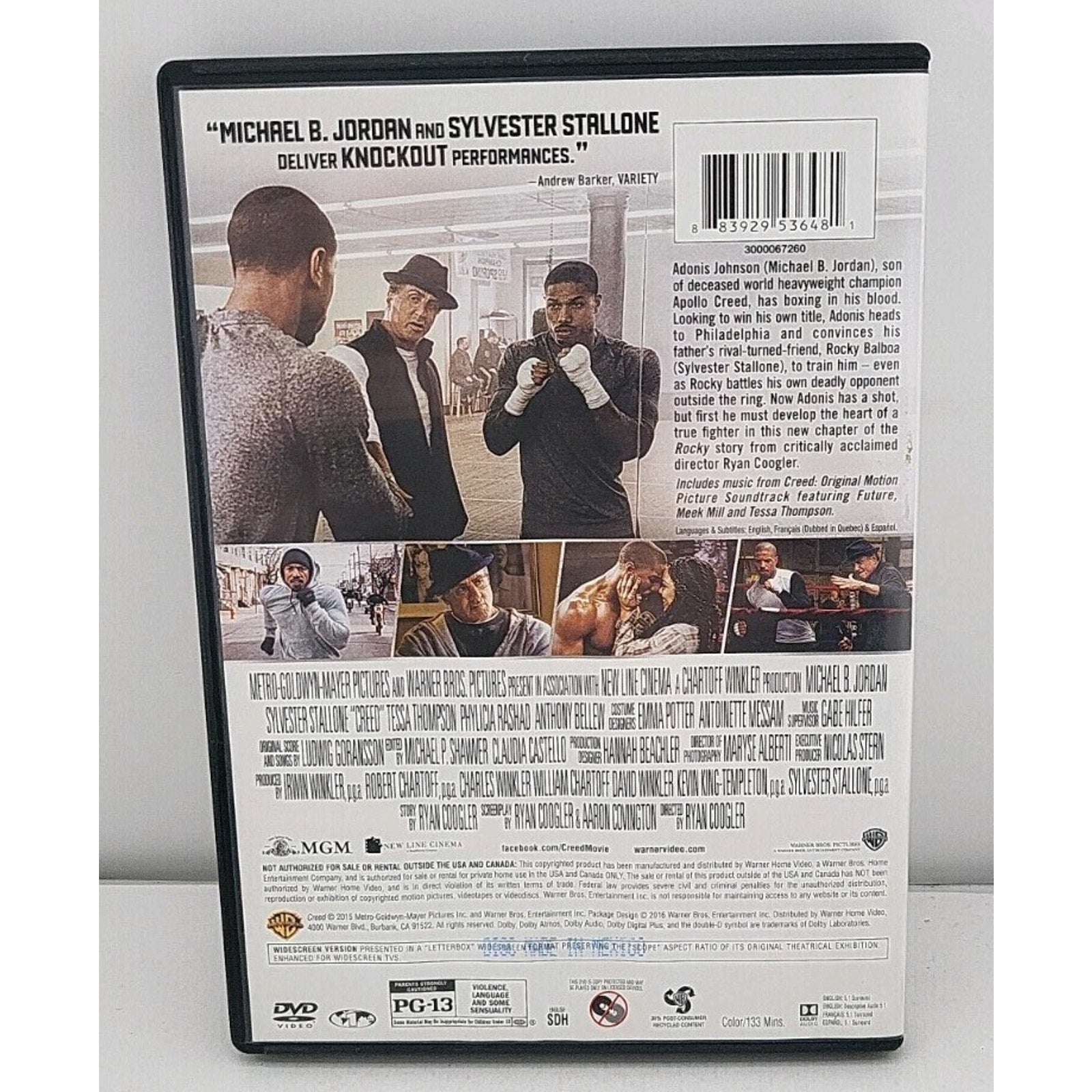 Creed (2015) (DVD, 2015)