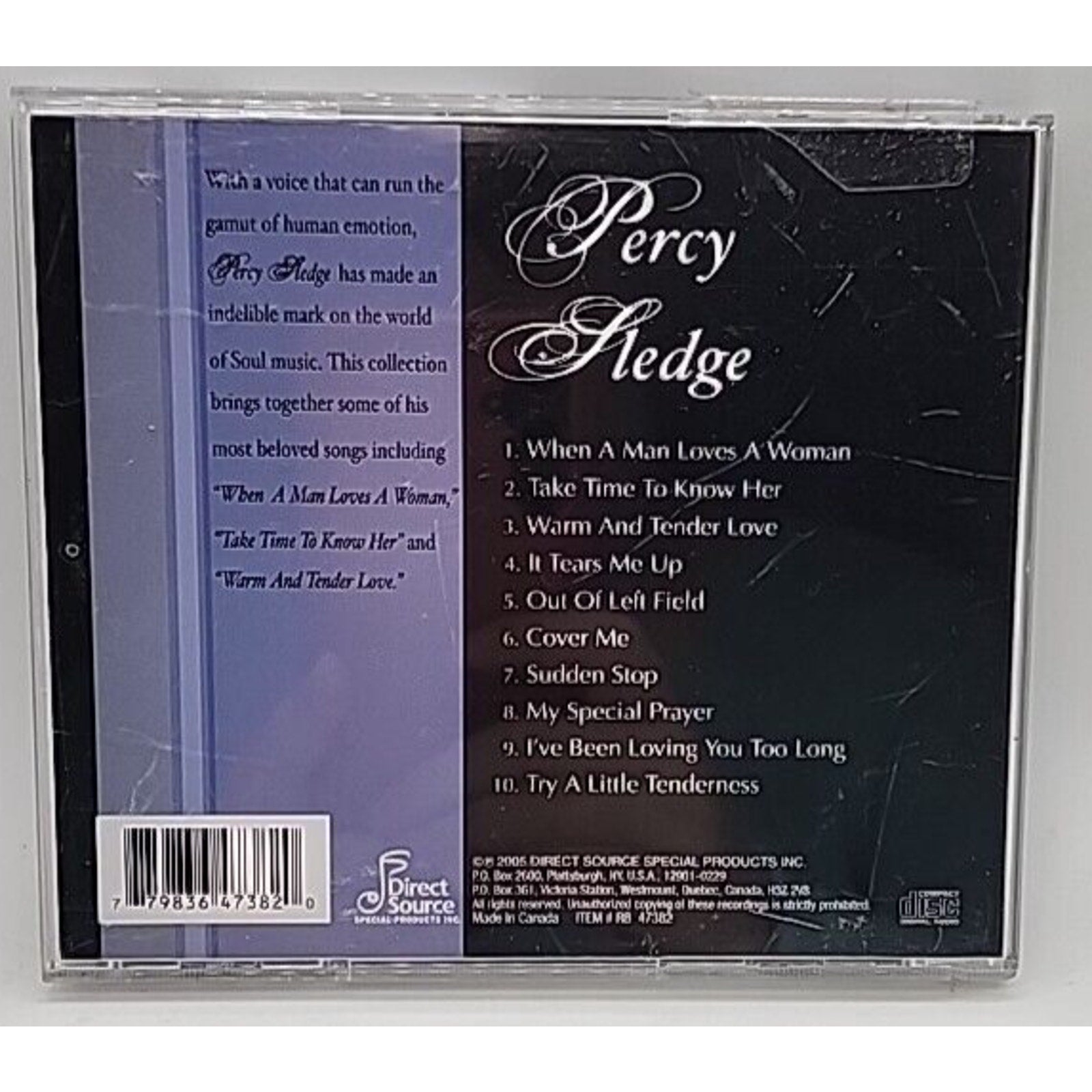 Percy Sledge [Direct Source] by Percy Sledge (CD, 2006, Direct Source)
