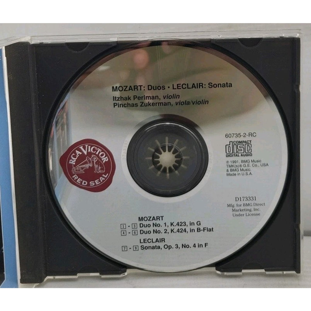 Mozart: Duos for Violin & Viola ~ Leclair: Sonata for 2 Violins Music CD