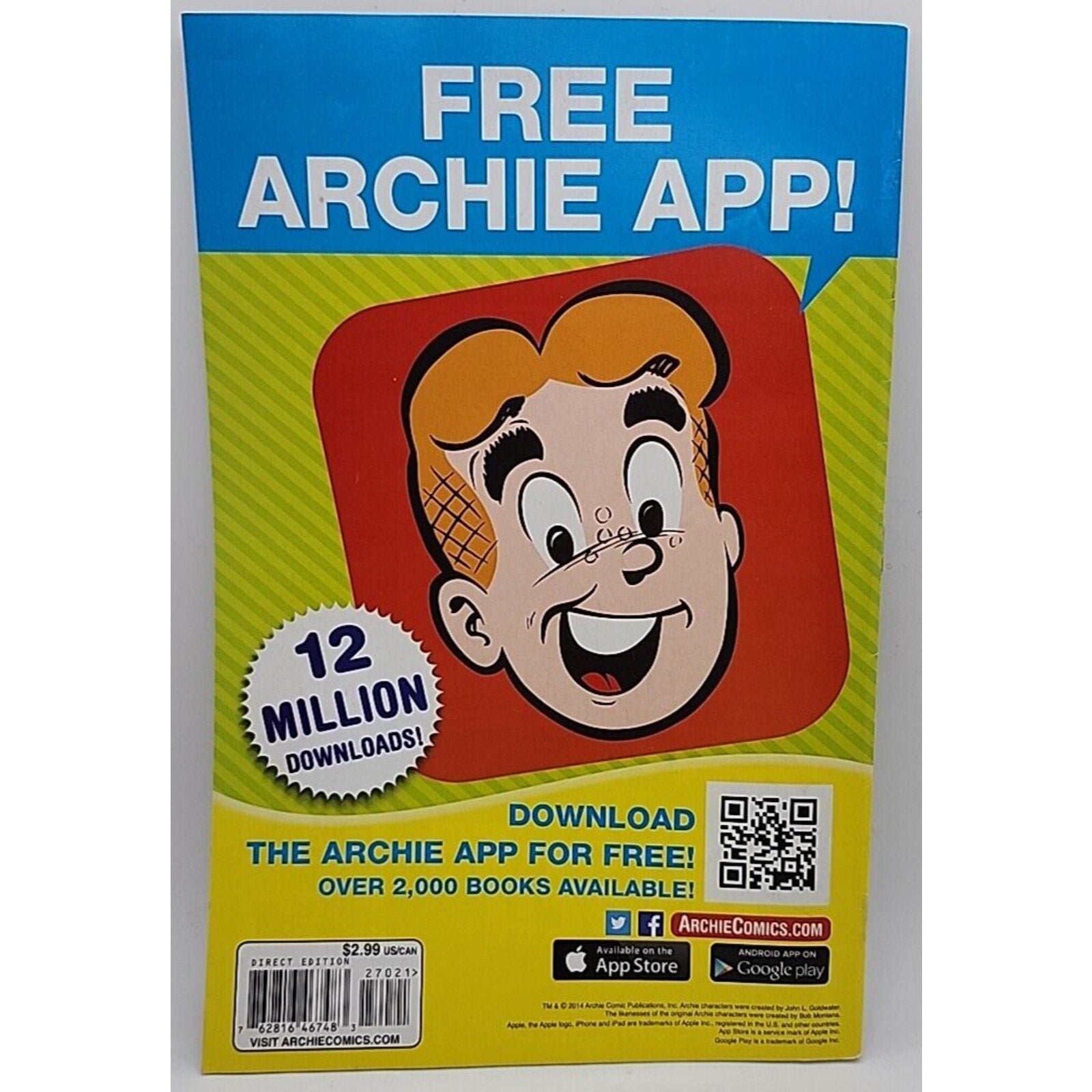 Archie Comics Betty and Veronica # 270 Variant Edition 2014