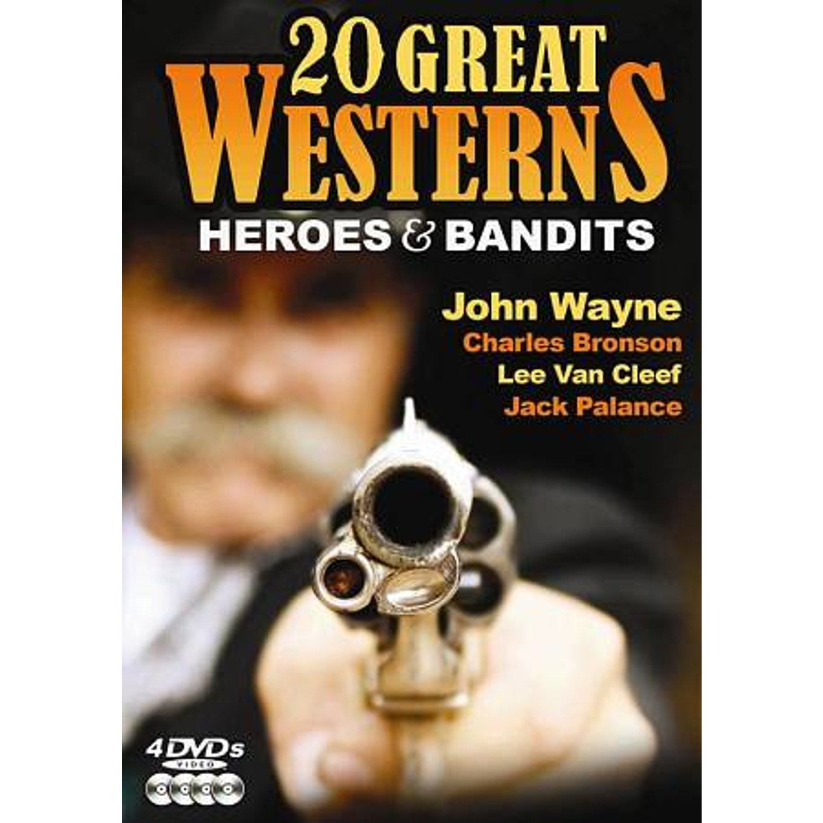 20 Great Westerns: Heroes Bandits (DVD, 2008, 4-Disc Set)