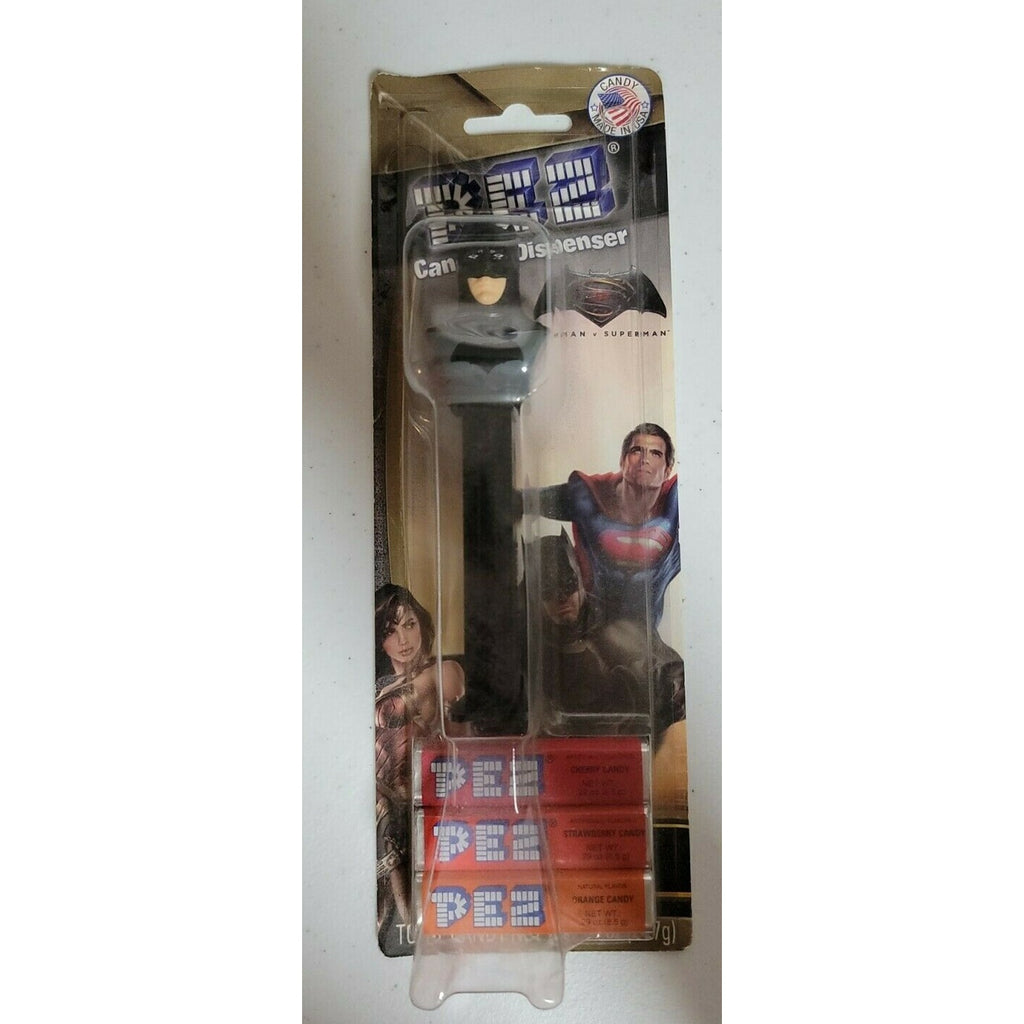 Pez Candy And Dispenser Batman V Superman Batman Only NEW!!!