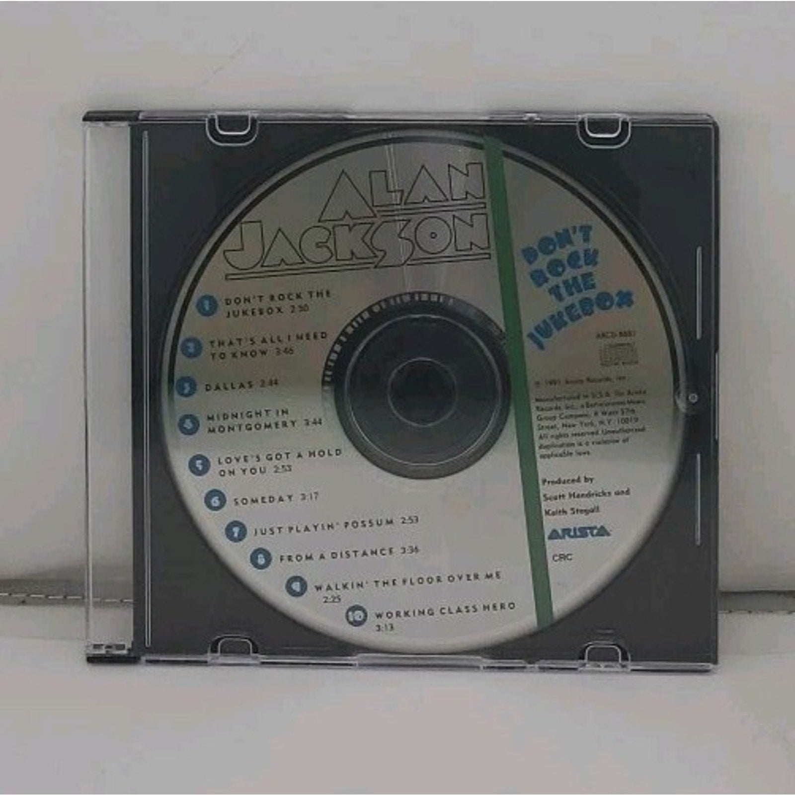 Don't Rock the Jukebox by Alan Jackson (CD, 1991) *Disc Only*