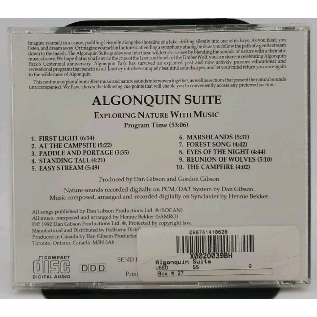 Solitudes: Algonquin Suite by Dan Gibson (CD, Aug-1992, Solitudes)