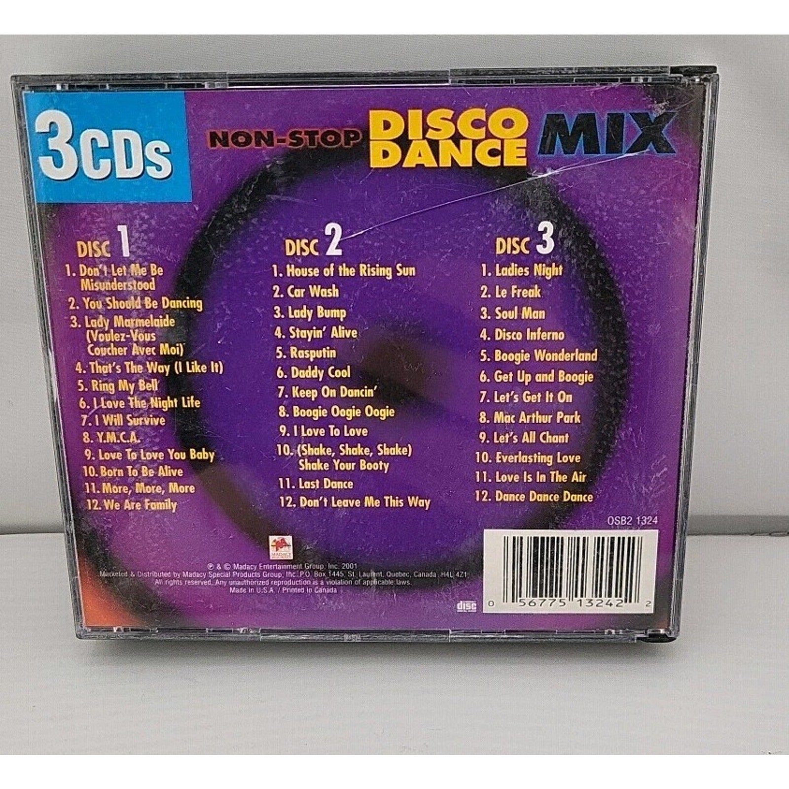Non Stop Disco Dance Mix [1997] [Box] by Countdown Mix Masters (CD, May-1997, 3