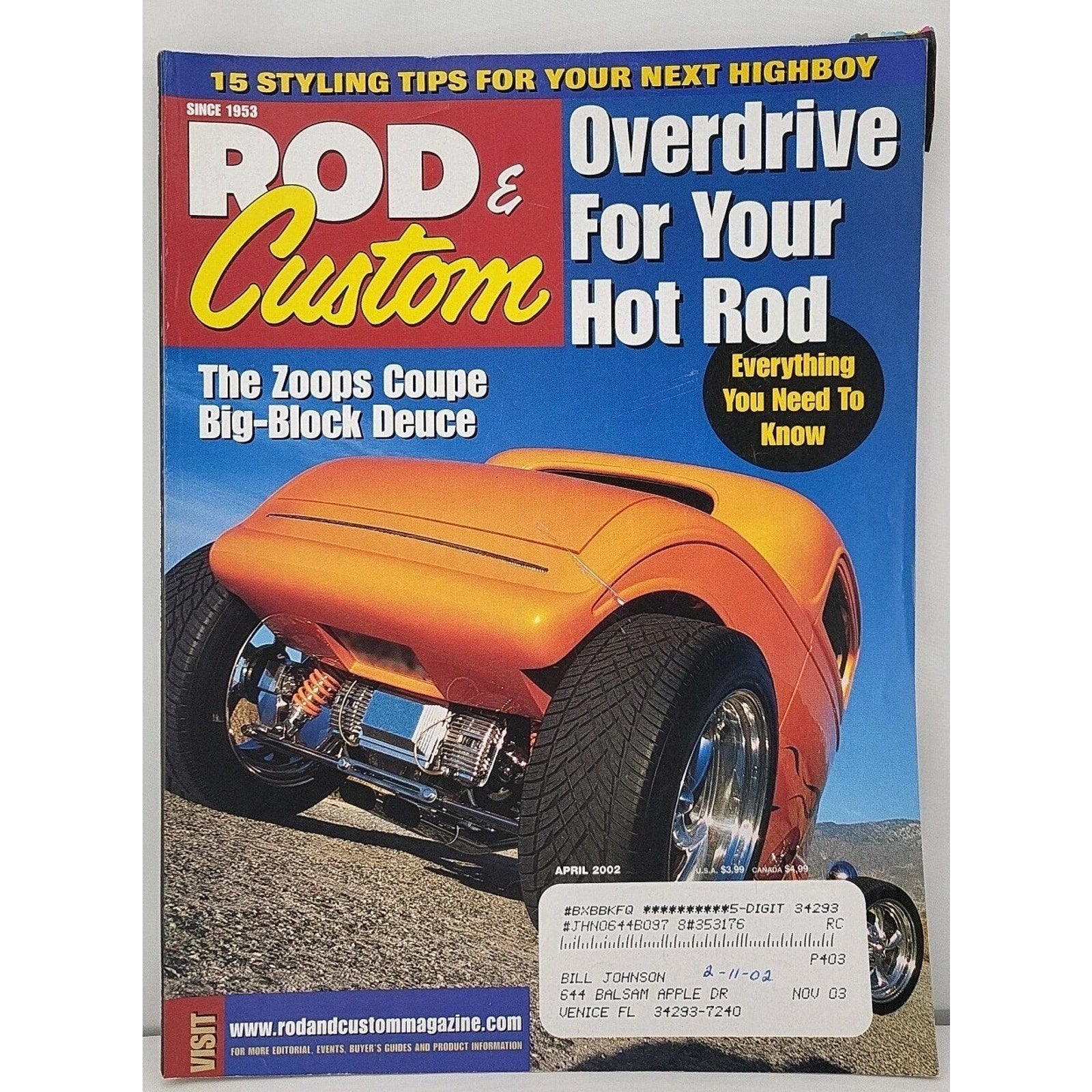 Rod & Custom Magazine - April 2002 - Volume 36 Number 4