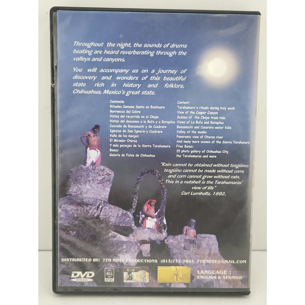 Sierra Tarahumara A Journey Through An Unknown Mexico (DVD, English & Spanish)