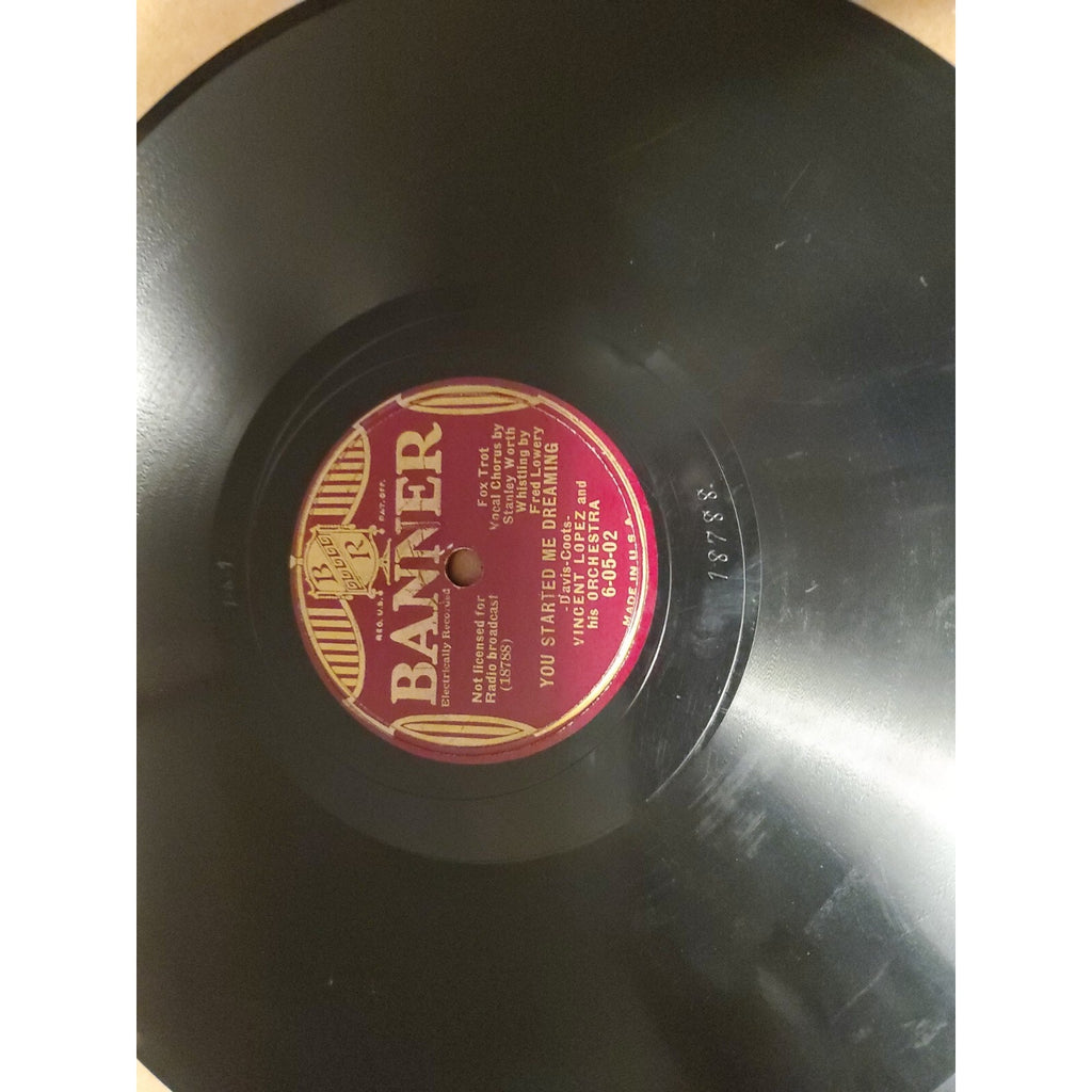 You Started Me Dreaming Vincent Lopez And His Orchestra (Record)