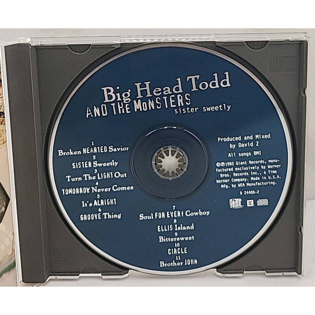 Sister Sweetly by Big Head Todd & the Monsters (CD, 1993)