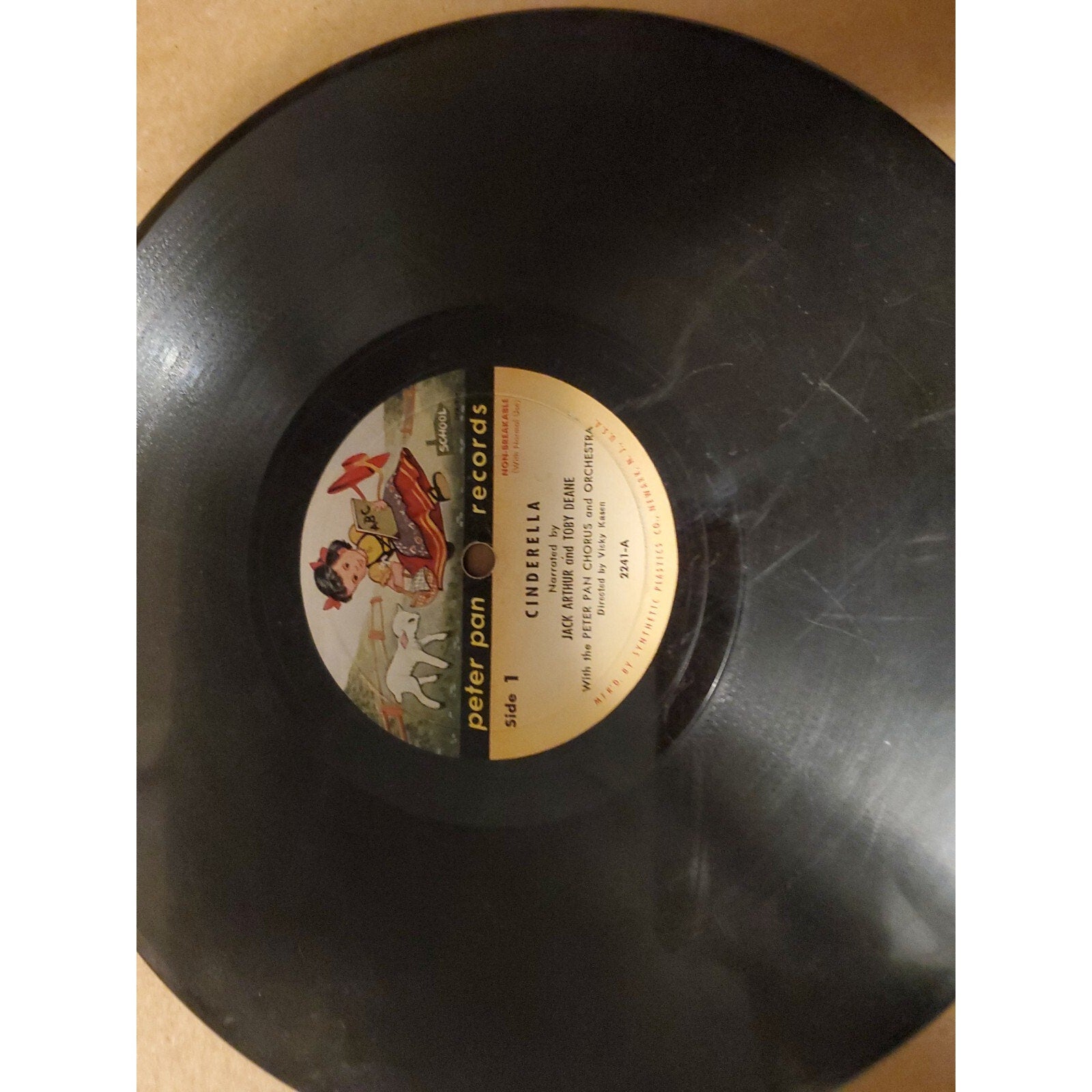 Cinderella Jack Arthur And Toby Deane (Record)