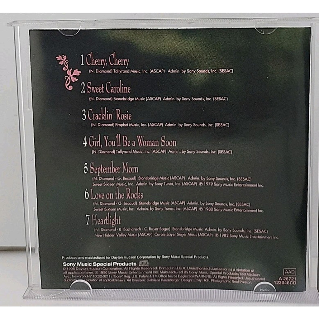 Neil Diamond Songs of the Heart CD Album Limited Edition