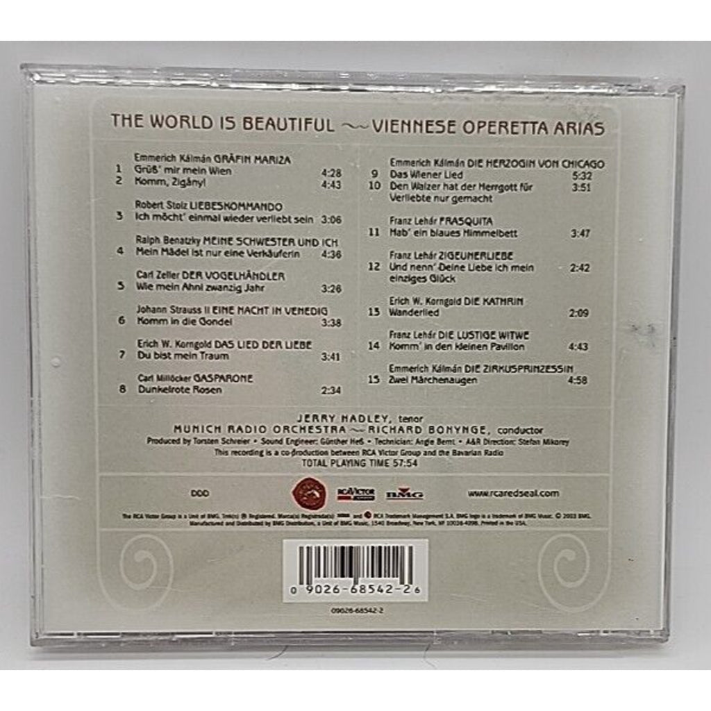 World Is Beautiful: Viennese Operetta Arias by Hadley, Jerry (CD, 2003)