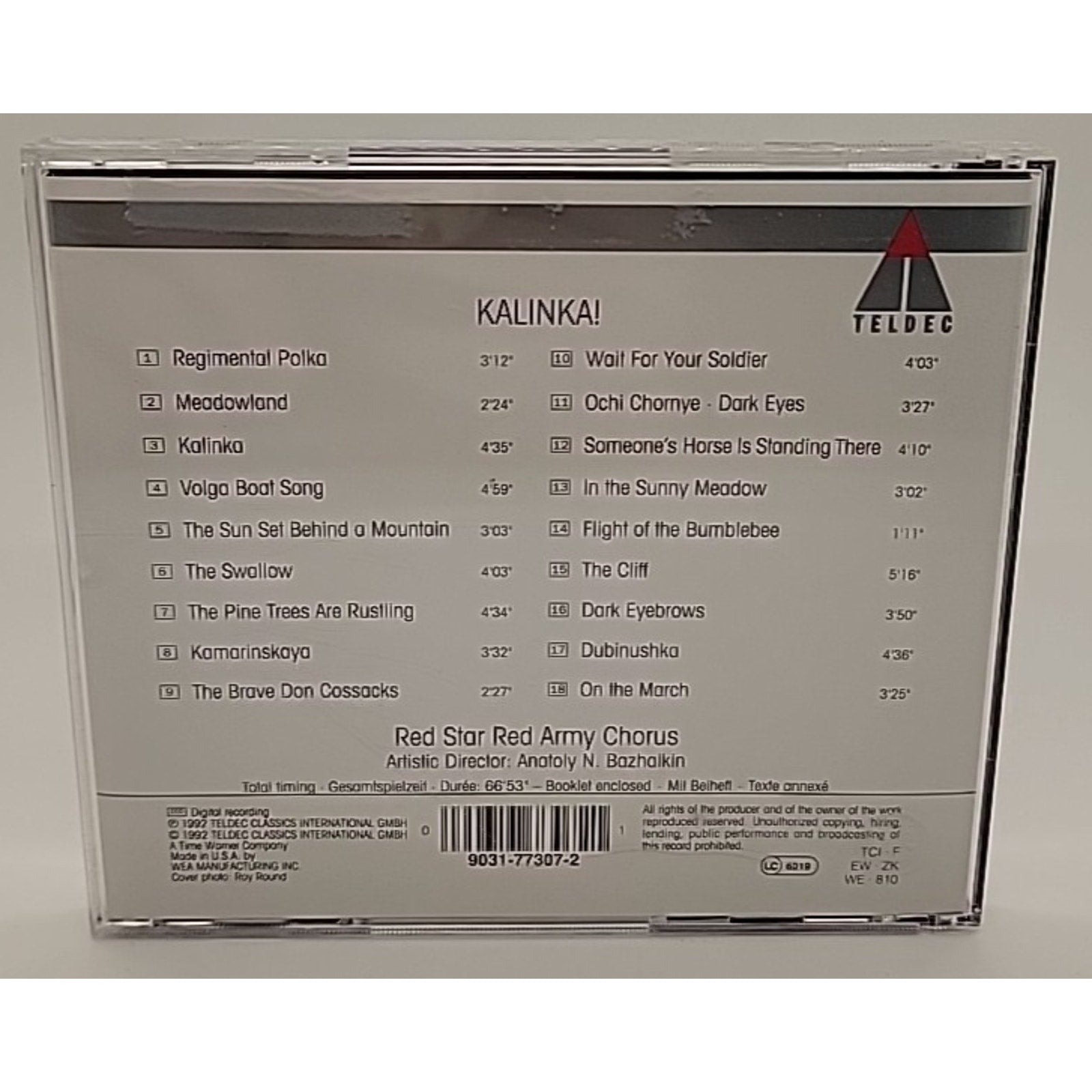 Kalinka by Red Star Army Chorus (CD, 1992)