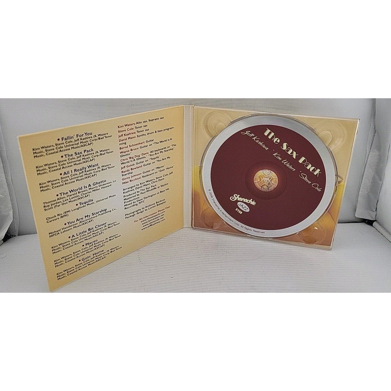 The Sax Pack by The Sax Pack (CD, 2008) *Signed*